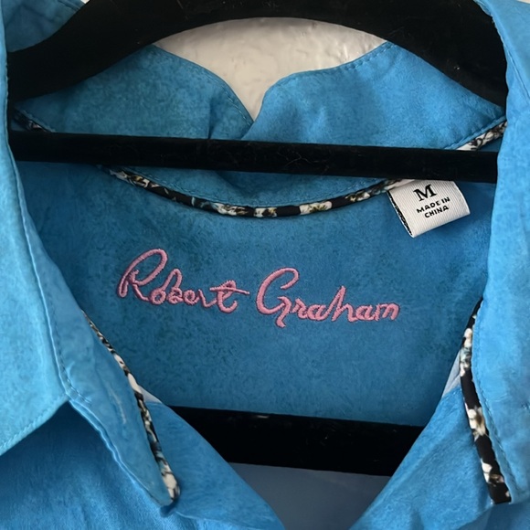 Robert Graham Gabriela Silk Blend Shirt NWT - Picture 4 of 8